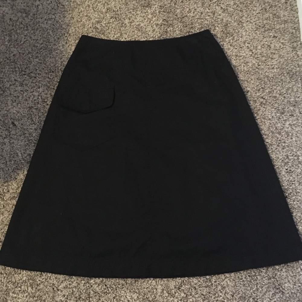 ☀️Sundance☀️One Pocket A-line Midi Skirt